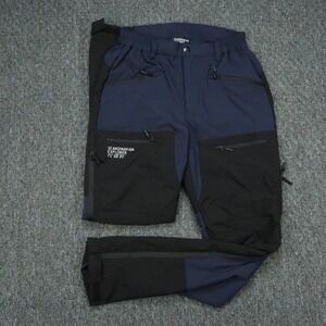 Scandinavian Explorer Pants Mens Small Blue Black Hiking Outdoor Colorblock